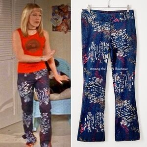 Super Rare Y2K Vintage Embellished Jeans ASO Hilary Duff as Lizzie McGuire